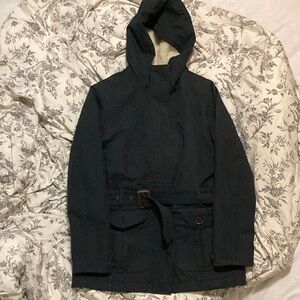 Navy blue timberland waterproof winter coat